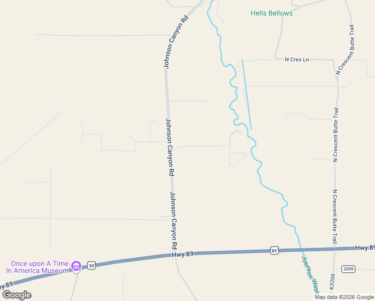 map of restaurants, bars, coffee shops, grocery stores, and more near 7246 East Sunflower Lane in Kanab