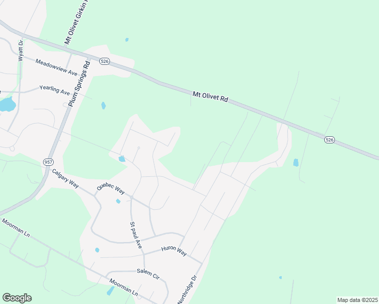 map of restaurants, bars, coffee shops, grocery stores, and more near 2165 Mount Olivet Road in Bowling Green