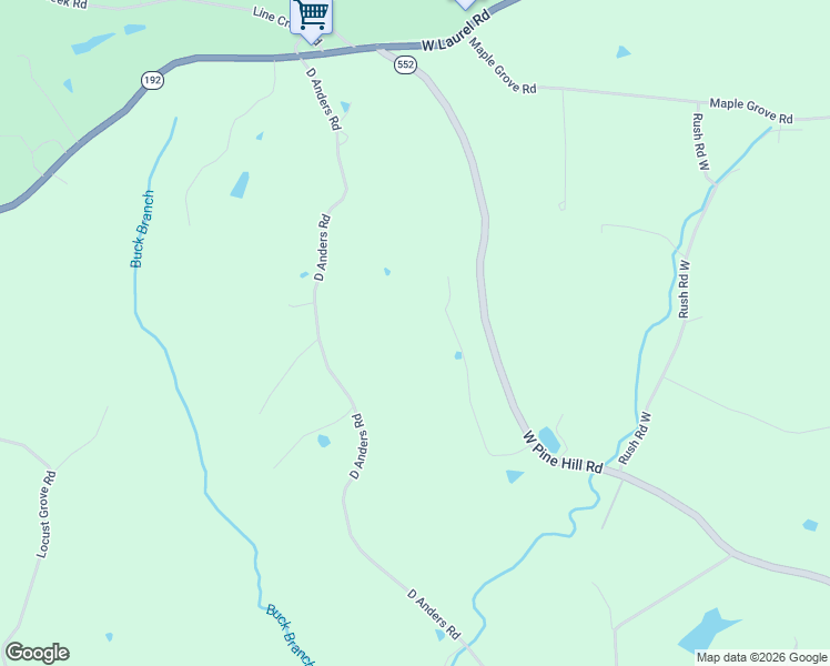 map of restaurants, bars, coffee shops, grocery stores, and more near 2105 West Pine Hill Road in London