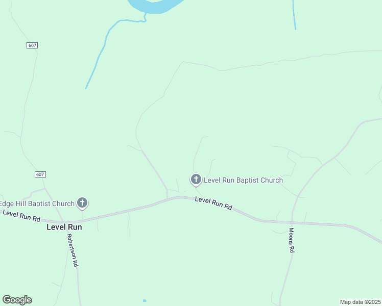 map of restaurants, bars, coffee shops, grocery stores, and more near 4943 Level Run Road in Hurt