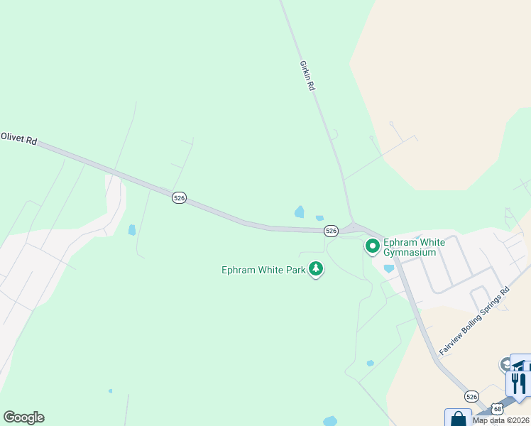 map of restaurants, bars, coffee shops, grocery stores, and more near 1136 Mount Olivet Road in Bowling Green