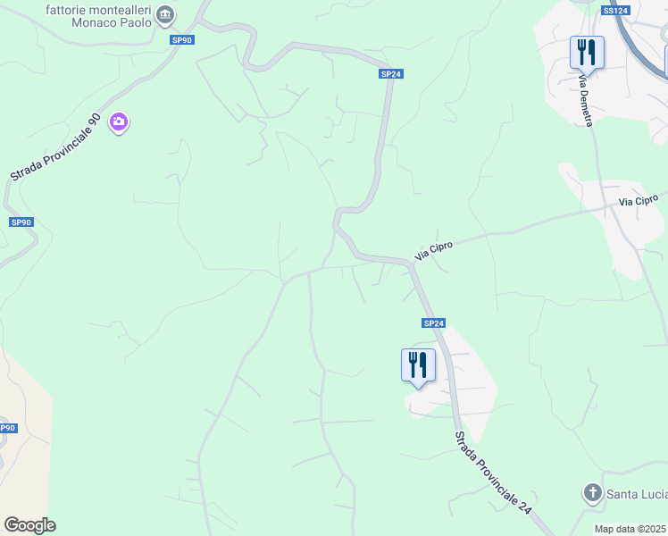 map of restaurants, bars, coffee shops, grocery stores, and more near in Free municipal consortium of Syracuse