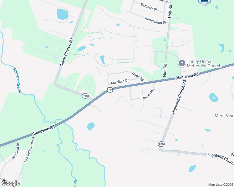 map of restaurants, bars, coffee shops, grocery stores, and more near 6480 Muirfield Drive in Paducah