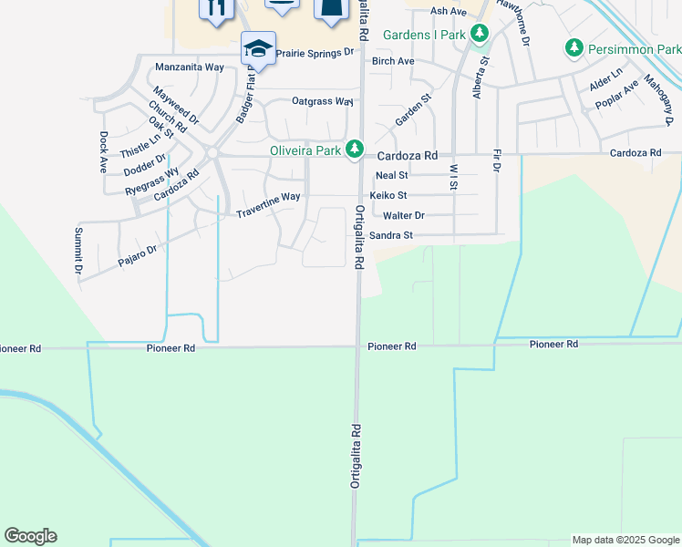 map of restaurants, bars, coffee shops, grocery stores, and more near 1845 Dunite Drive in Los Banos