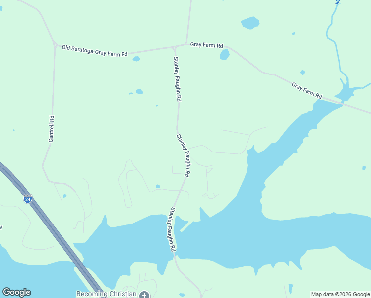 map of restaurants, bars, coffee shops, grocery stores, and more near Stanley Faughn Road in Lyon County