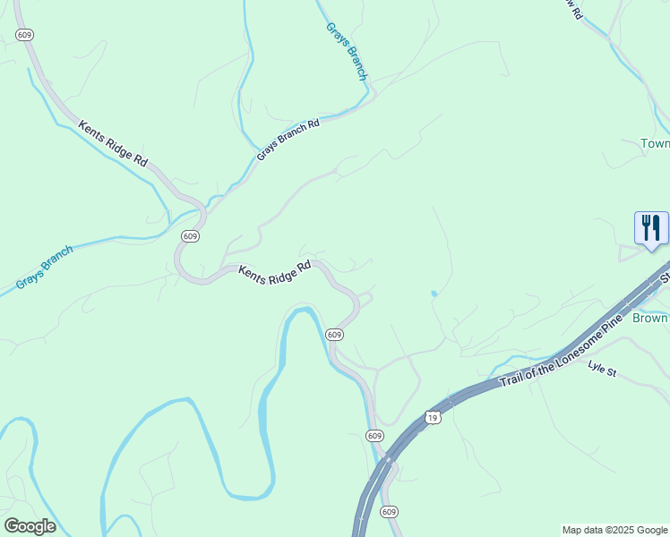 map of restaurants, bars, coffee shops, grocery stores, and more near 108 Bryant Street in Cedar Bluff