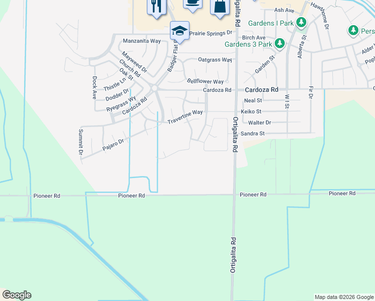 map of restaurants, bars, coffee shops, grocery stores, and more near 1837 Cobblefield Lane in Los Banos