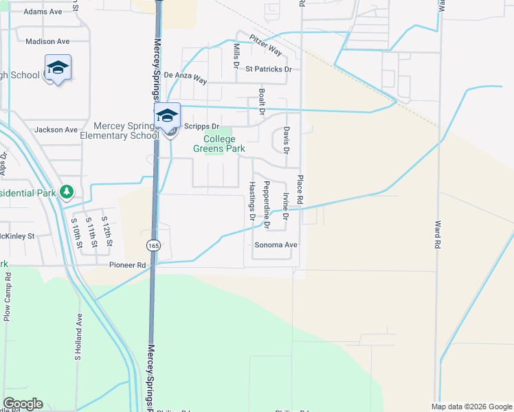 map of restaurants, bars, coffee shops, grocery stores, and more near 2066 Hastings Drive in Los Banos