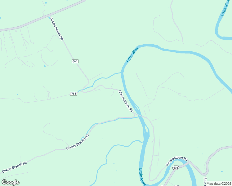 map of restaurants, bars, coffee shops, grocery stores, and more near 5683 Graysontown Road in Radford