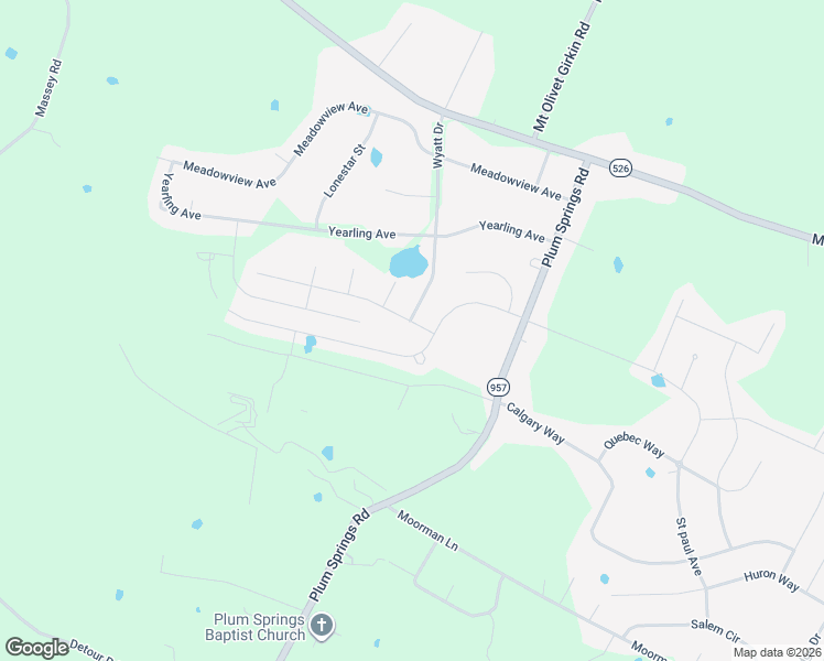 map of restaurants, bars, coffee shops, grocery stores, and more near 2711 Yearling Ave in Bowling Green
