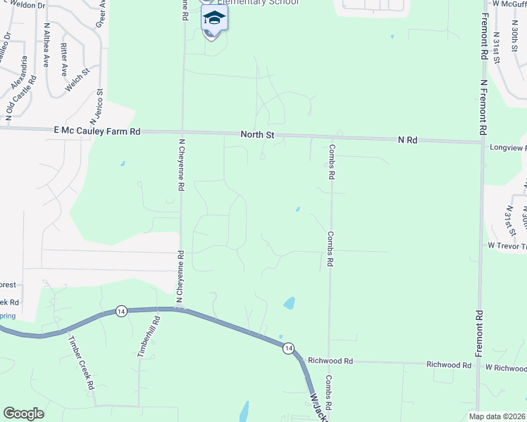 map of restaurants, bars, coffee shops, grocery stores, and more near 1671 Perry Place in Nixa