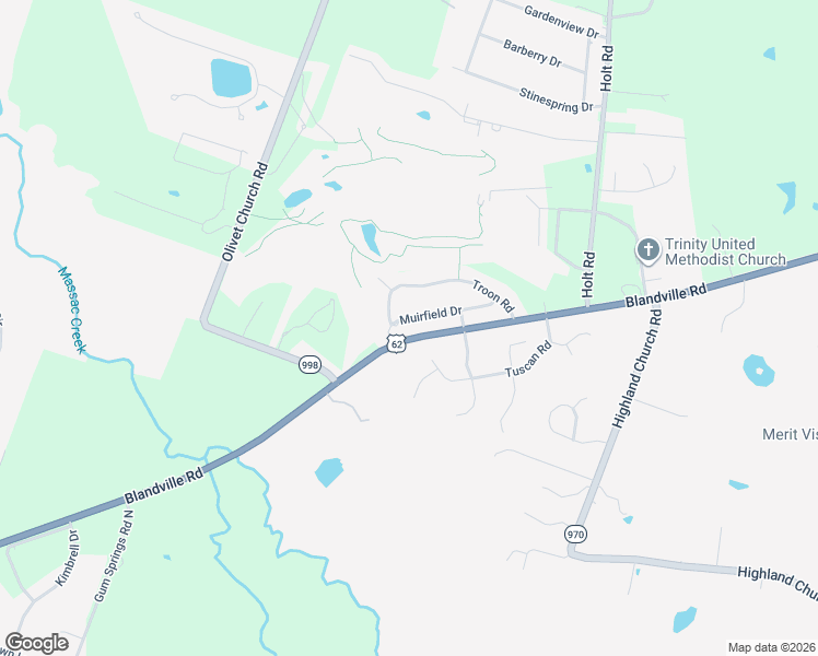map of restaurants, bars, coffee shops, grocery stores, and more near 6480 Muirfield Drive in Paducah