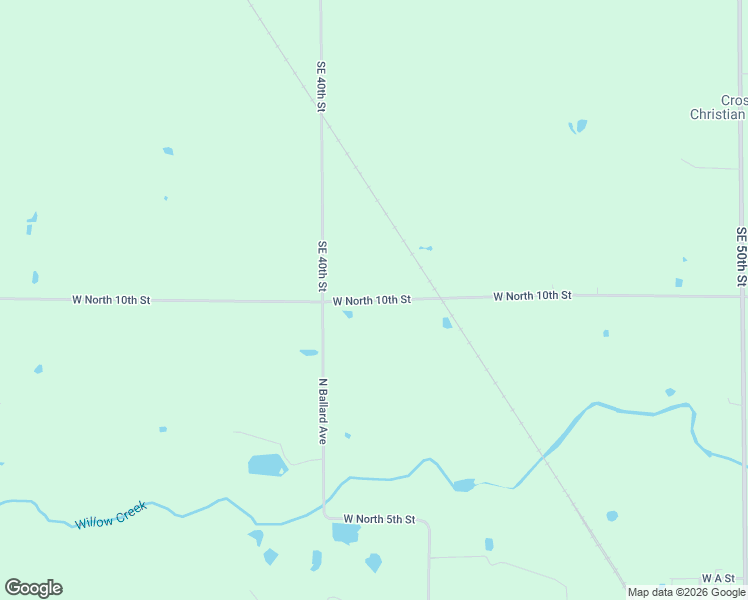 map of restaurants, bars, coffee shops, grocery stores, and more near West North 10th Street in Cherokee County