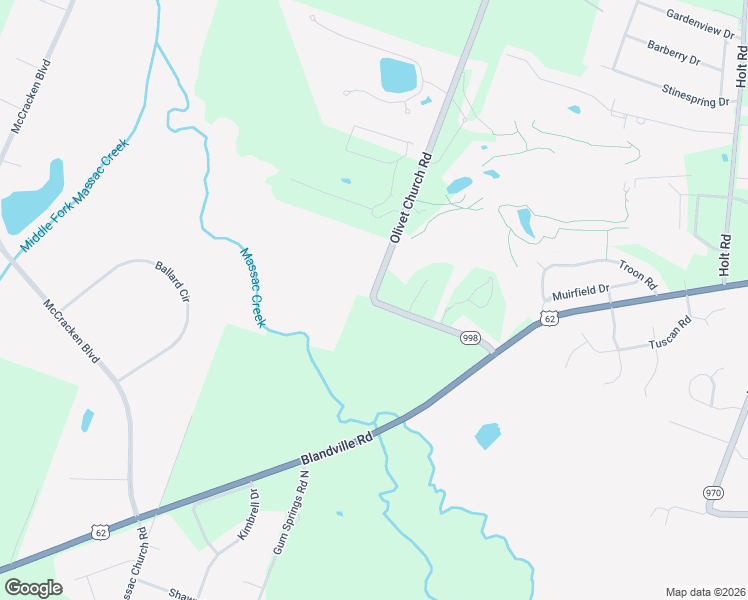 map of restaurants, bars, coffee shops, grocery stores, and more near 1803 Olivet Church Road in Paducah