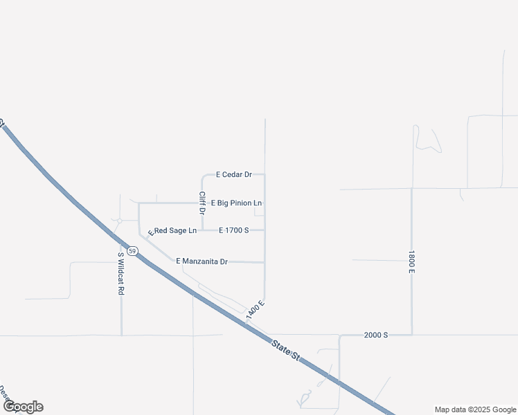map of restaurants, bars, coffee shops, grocery stores, and more near 1374 East Big Pinion Lane in Apple Valley