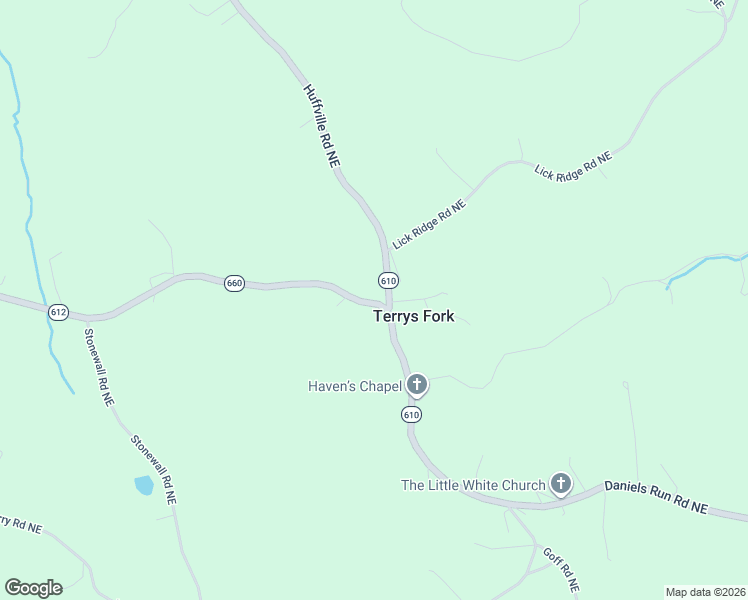 map of restaurants, bars, coffee shops, grocery stores, and more near 124 Huffville Road Northeast in Pilot