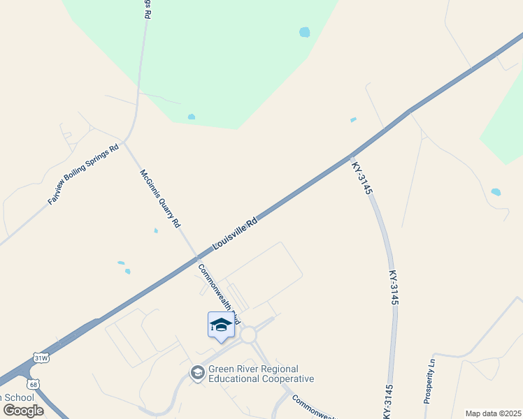 map of restaurants, bars, coffee shops, grocery stores, and more near 8241 Louisville Road in Bowling Green