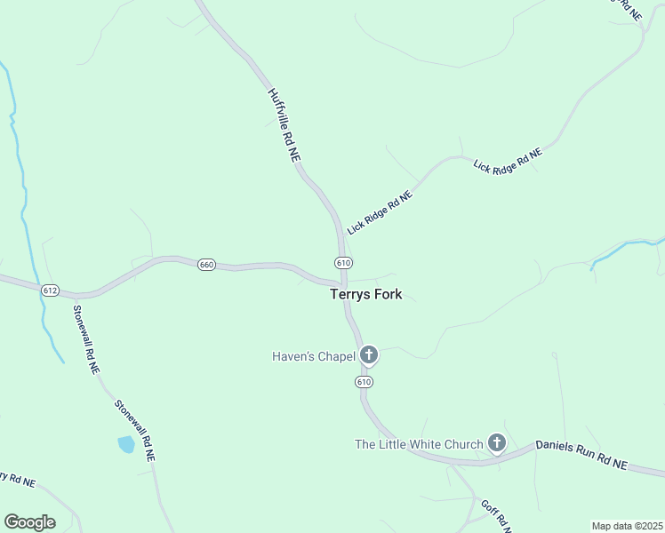 map of restaurants, bars, coffee shops, grocery stores, and more near 124 Huffville Road Northeast in Pilot