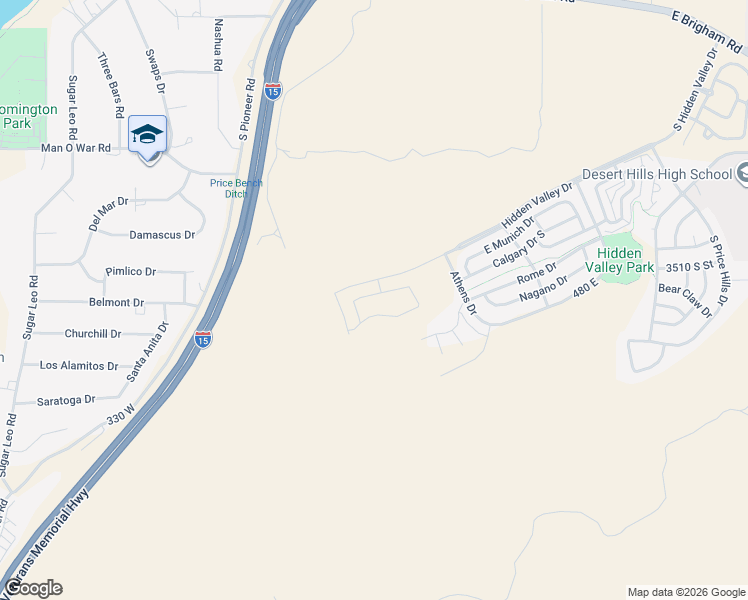 map of restaurants, bars, coffee shops, grocery stores, and more near 30 Dakar Lane in St. George