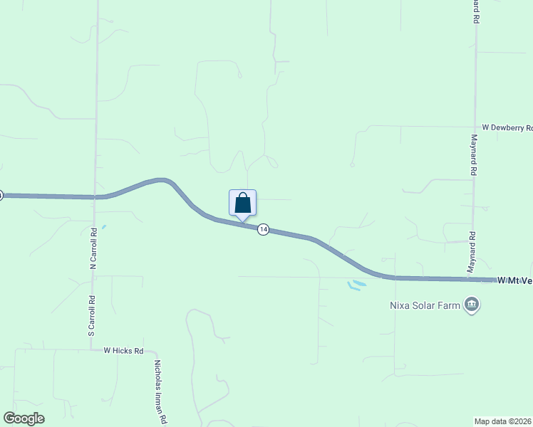 map of restaurants, bars, coffee shops, grocery stores, and more near 1863 West Mount Vernon Street in Nixa