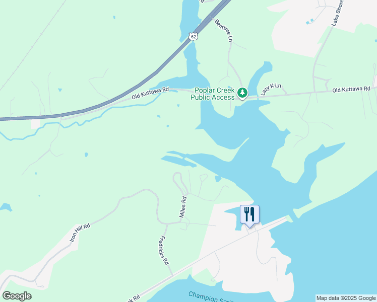 map of restaurants, bars, coffee shops, grocery stores, and more near in Kuttawa