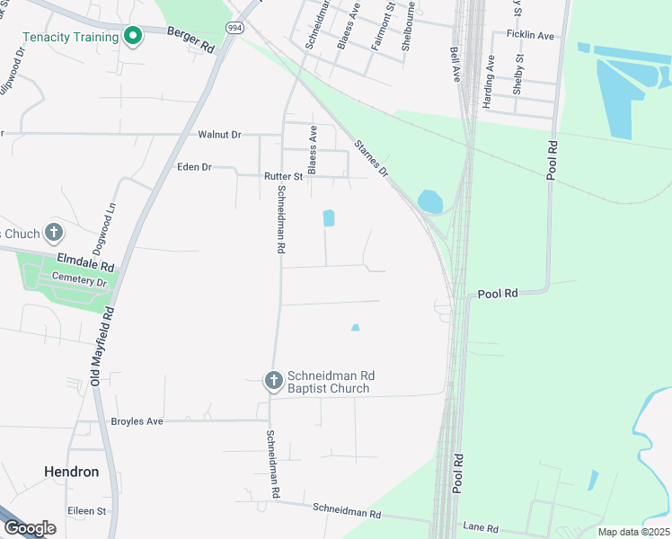 map of restaurants, bars, coffee shops, grocery stores, and more near 1084 Starr Lane in Paducah