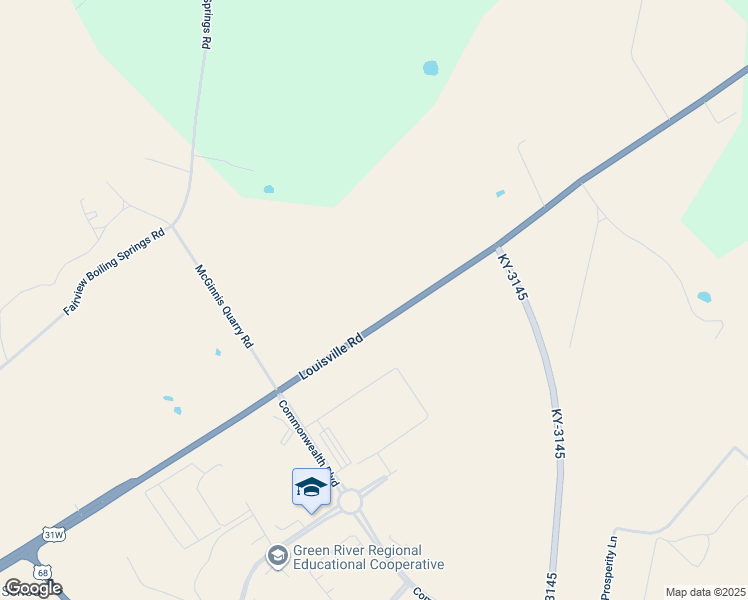 map of restaurants, bars, coffee shops, grocery stores, and more near 8241 Louisville Road in Bowling Green