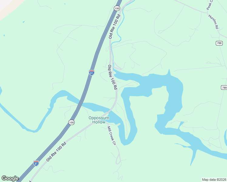 map of restaurants, bars, coffee shops, grocery stores, and more near 3723 Old Route 100 Road in Pulaski