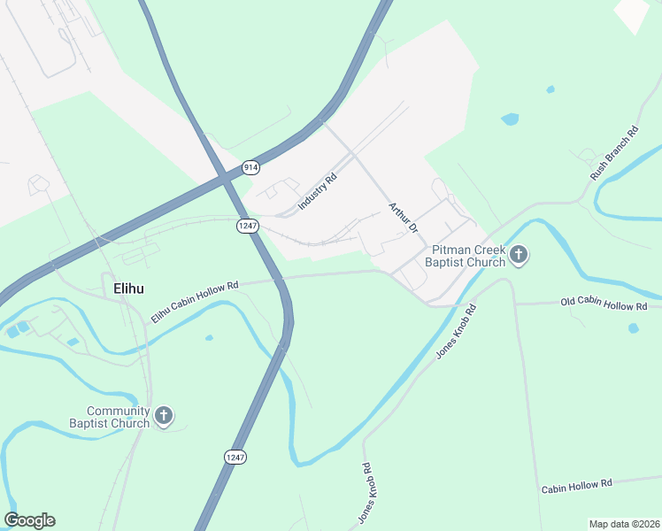 map of restaurants, bars, coffee shops, grocery stores, and more near 591-665 Elihu Cabin Hollow Road in Somerset