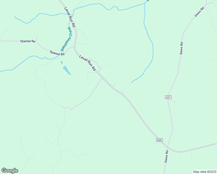 map of restaurants, bars, coffee shops, grocery stores, and more near 2268 Level Run Road in Hurt