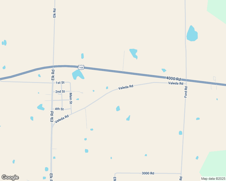 map of restaurants, bars, coffee shops, grocery stores, and more near Valeda Road in Labette County