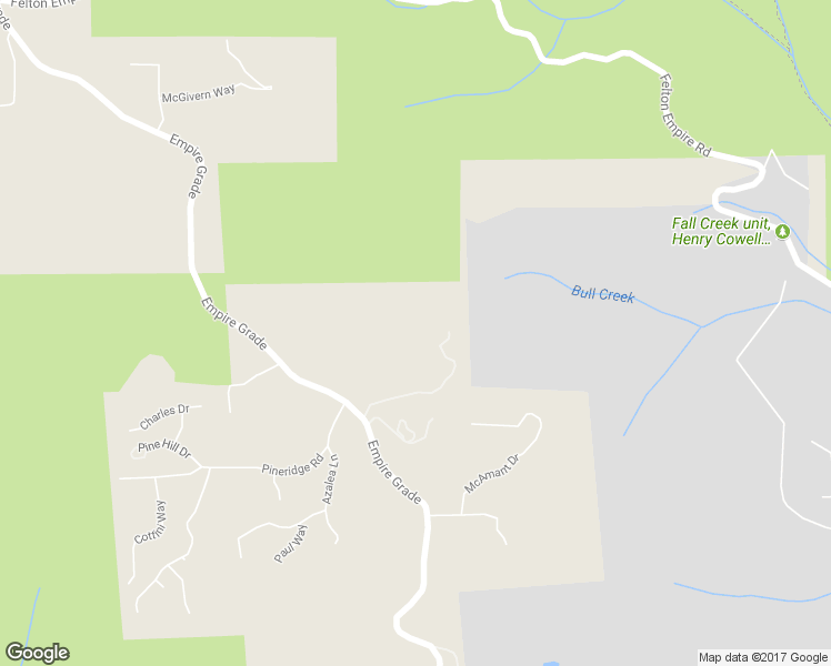 map of restaurants, bars, coffee shops, grocery stores, and more near 5858 Empire Grade in Santa Cruz