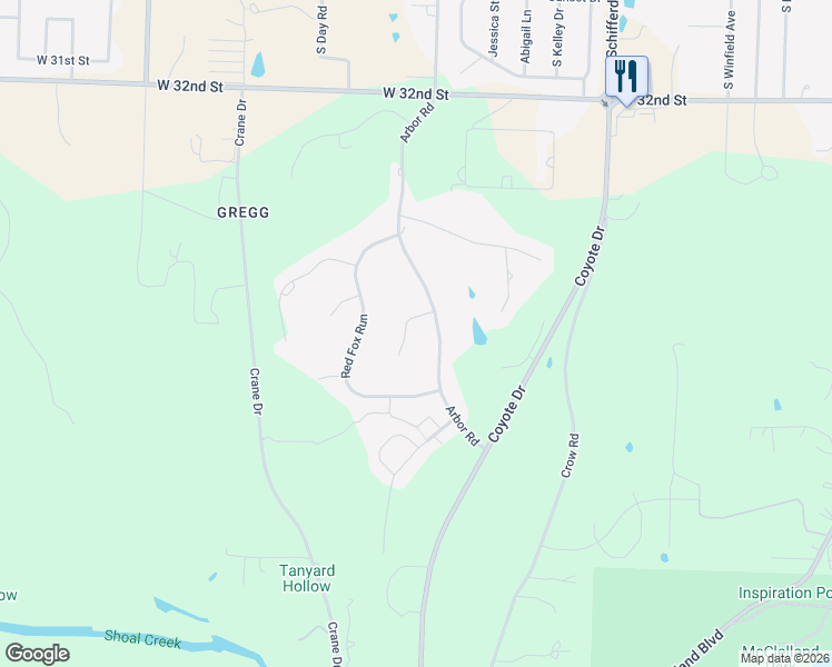 map of restaurants, bars, coffee shops, grocery stores, and more near 3669-3699 Arbor Rd in Joplin