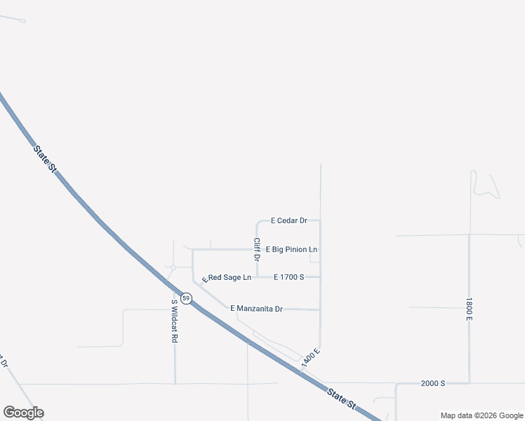 map of restaurants, bars, coffee shops, grocery stores, and more near 1255 East Cedar Drive in Apple Valley