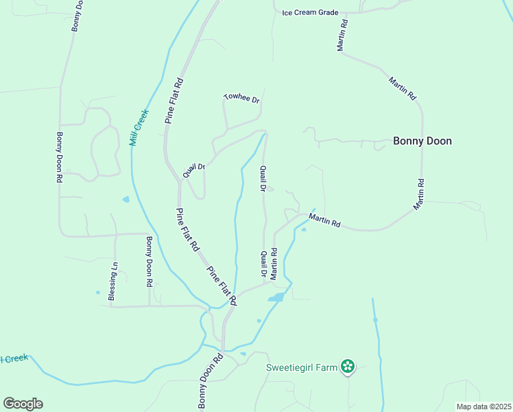 map of restaurants, bars, coffee shops, grocery stores, and more near 622 Quail Drive in Santa Cruz