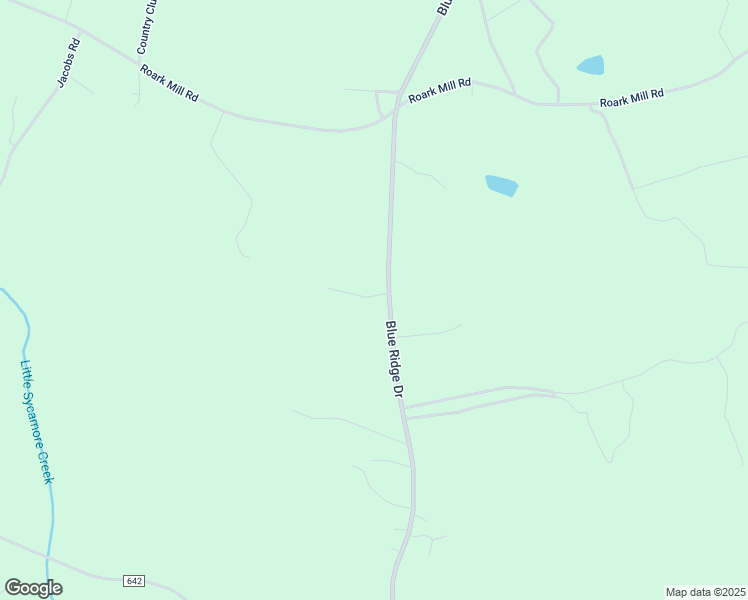 map of restaurants, bars, coffee shops, grocery stores, and more near 8597 Blue Ridge Drive in Hurt