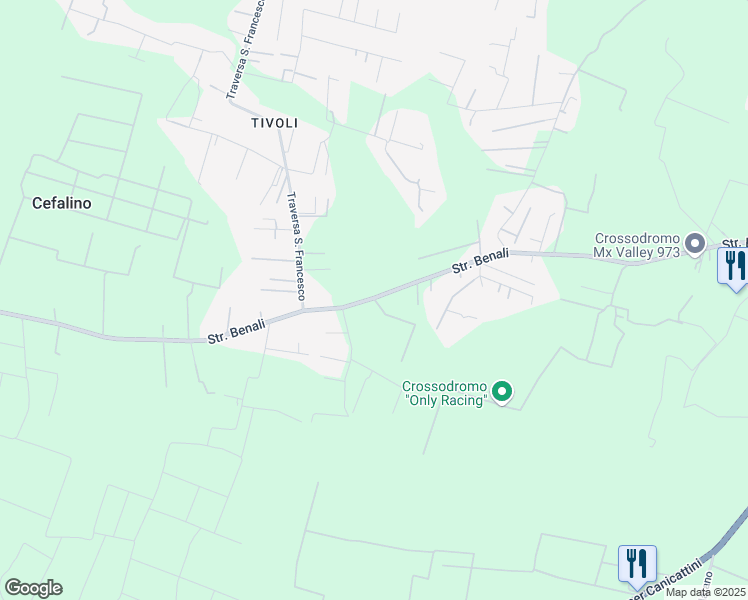 map of restaurants, bars, coffee shops, grocery stores, and more near 161 Strada Benali in Libero consorzio comunale di Siracusa