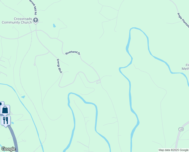 map of restaurants, bars, coffee shops, grocery stores, and more near 810 Riverbend Drive in Rocky Mount
