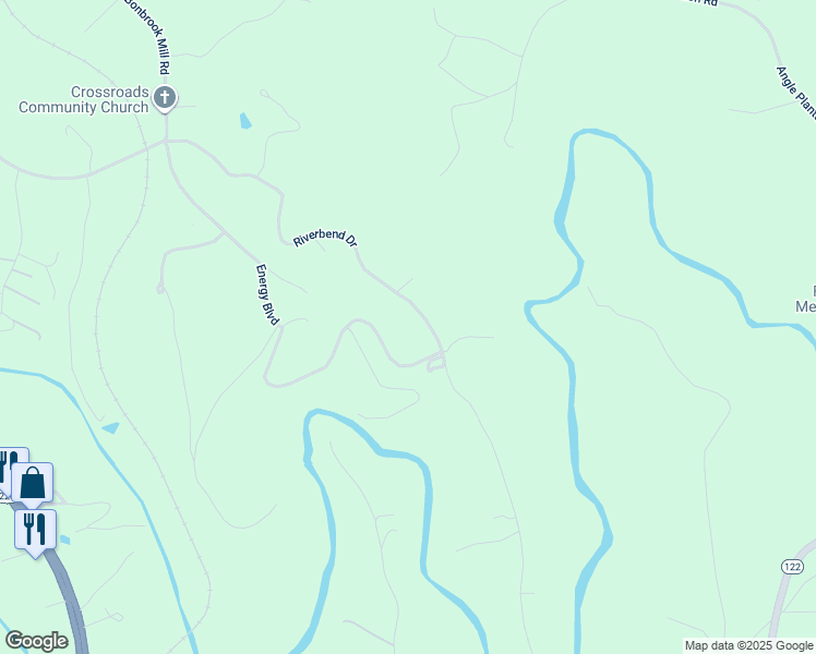 map of restaurants, bars, coffee shops, grocery stores, and more near 810 Riverbend Drive in Rocky Mount