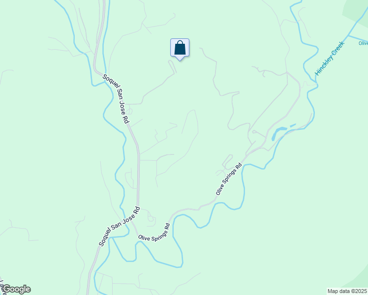 map of restaurants, bars, coffee shops, grocery stores, and more near 5033 Wildberry Lane in Soquel