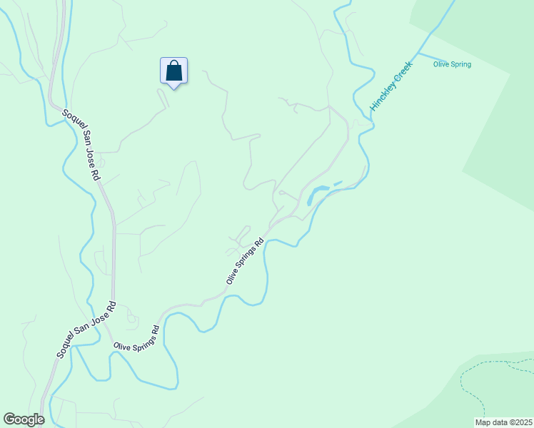 map of restaurants, bars, coffee shops, grocery stores, and more near 183 Pau Hana Drive in Soquel