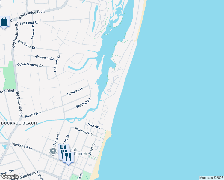 map of restaurants, bars, coffee shops, grocery stores, and more near 1033 Porte Harbour Arch in Hampton