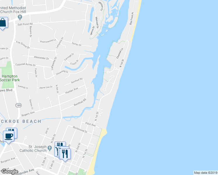 map of restaurants, bars, coffee shops, grocery stores, and more near 1029 Porte Harbour Arch in Hampton