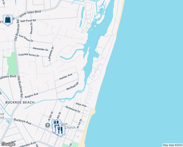 map of restaurants, bars, coffee shops, grocery stores, and more near 1038 Porte Harbour Arch in Hampton