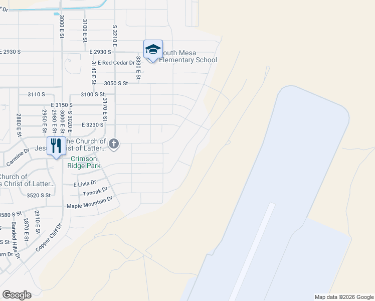 map of restaurants, bars, coffee shops, grocery stores, and more near 3319 Tallow Tree Drive in Washington