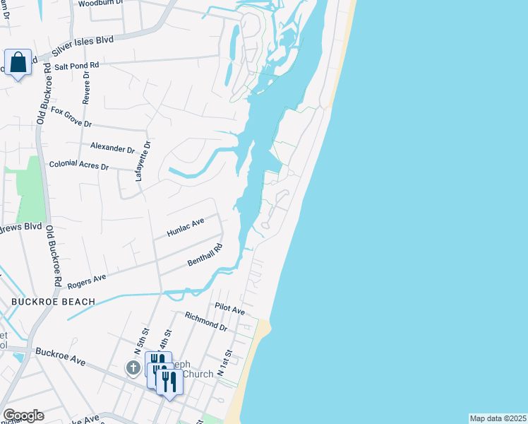 map of restaurants, bars, coffee shops, grocery stores, and more near 1024 Porte Harbour Arch in Hampton