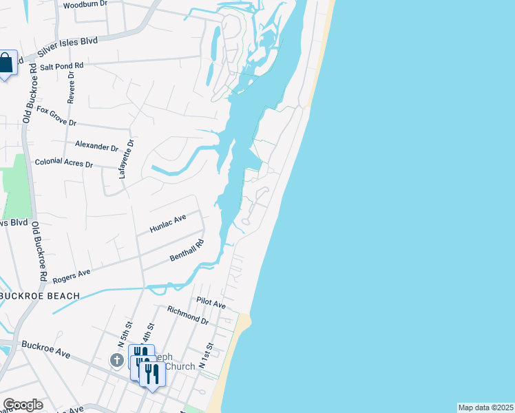 map of restaurants, bars, coffee shops, grocery stores, and more near 1029 Porte Harbour Arch in Hampton