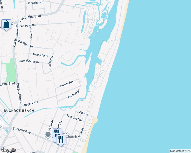 map of restaurants, bars, coffee shops, grocery stores, and more near 1024 Porte Harbour Arch in Hampton