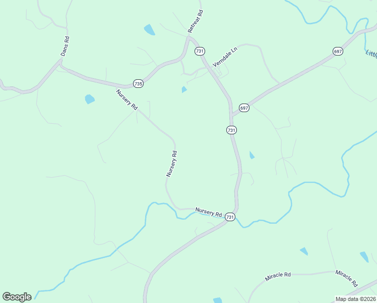 map of restaurants, bars, coffee shops, grocery stores, and more near 540 Nursery Road in Boones Mill