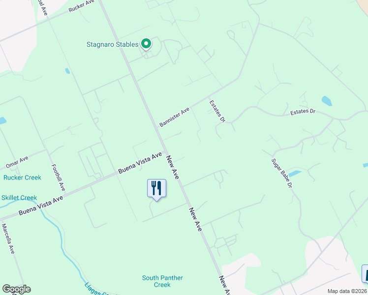 map of restaurants, bars, coffee shops, grocery stores, and more near 10000 Walter Welsher Court in Gilroy